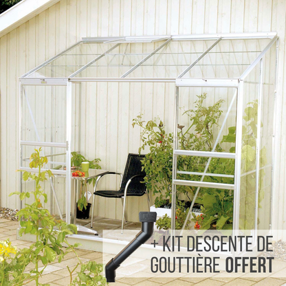 serre adossee aluminium